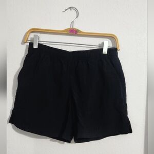 Columbia Black High Waist Athletic Shorts